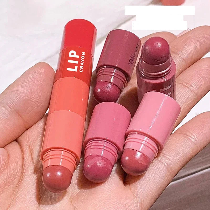 Mini Matte Lipstick Set – 4-Color Velvet Red Combo, Non-Stick Lip Gloss Kit
