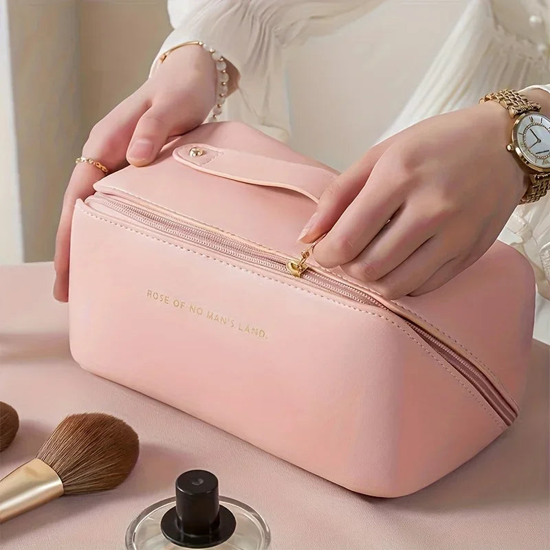 Luxury Makeup Organizer Bag – Toiletry Case, Cosmetic Storage Pouch for Travel
