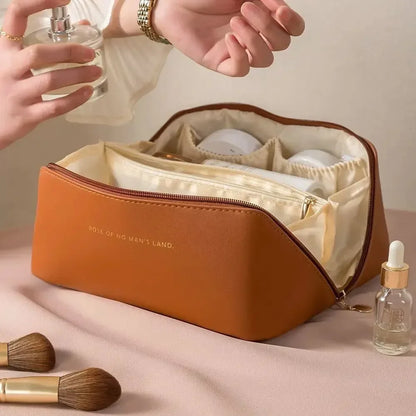 Luxury Makeup Organizer Bag – Toiletry Case, Cosmetic Storage Pouch for Travel