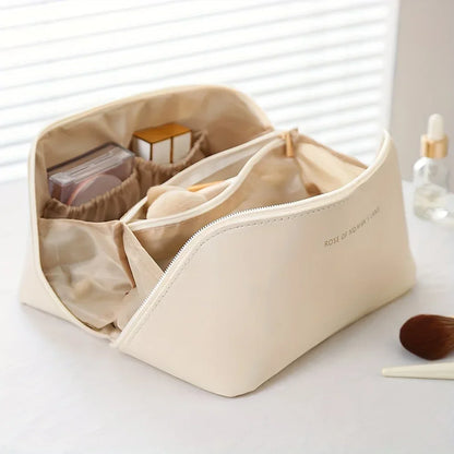 Luxury Makeup Organizer Bag – Toiletry Case, Cosmetic Storage Pouch for Travel