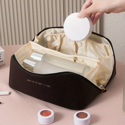 Luxury Makeup Organizer Bag – Toiletry Case, Cosmetic Storage Pouch for Travel