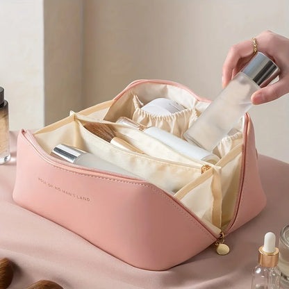Luxury Makeup Organizer Bag – Toiletry Case, Cosmetic Storage Pouch for Travel