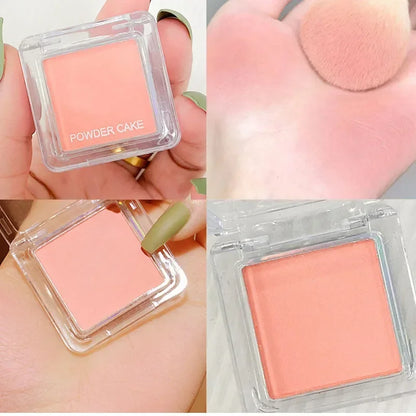 Matte Face Blusher – Natural Cheek Tint, Waterproof Contouring Powder for Women