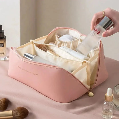Luxury Makeup Organizer Bag – Toiletry Case, Cosmetic Storage Pouch for Travel