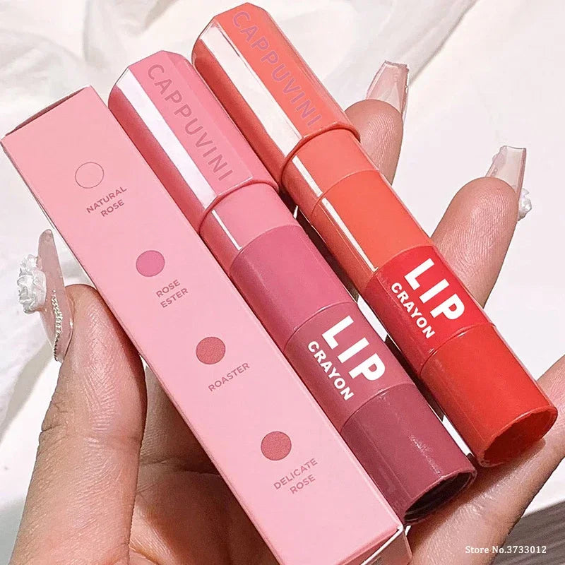 Mini Matte Lipstick Set – 4-Color Velvet Red Combo, Non-Stick Lip Gloss Kit