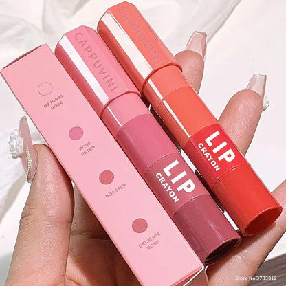 Mini Matte Lipstick Set – 4-Color Velvet Red Combo, Non-Stick Lip Gloss Kit