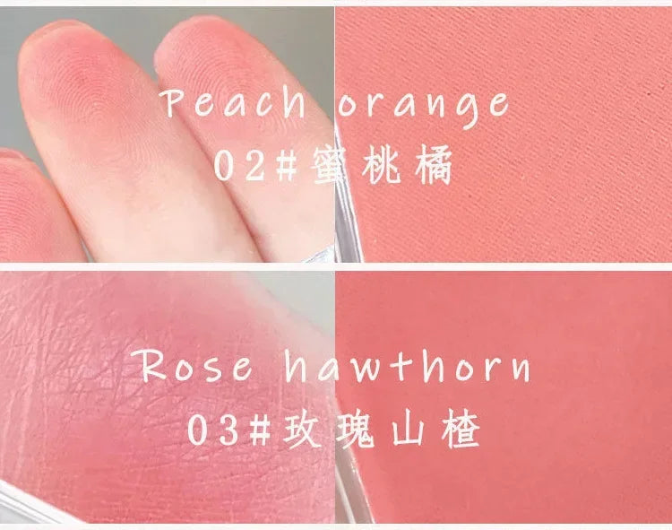 Matte Face Blusher – Natural Cheek Tint, Waterproof Contouring Powder for Women