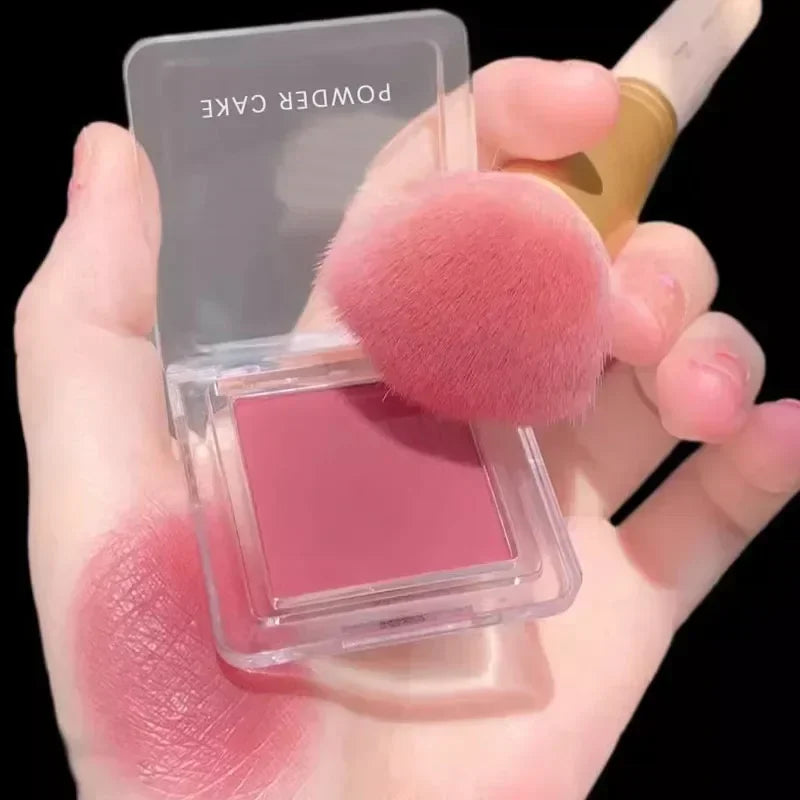 Matte Face Blusher – Natural Cheek Tint, Waterproof Contouring Powder for Women