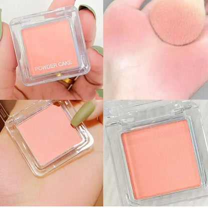 Matte Face Blusher – Natural Cheek Tint, Waterproof Contouring Powder for Women