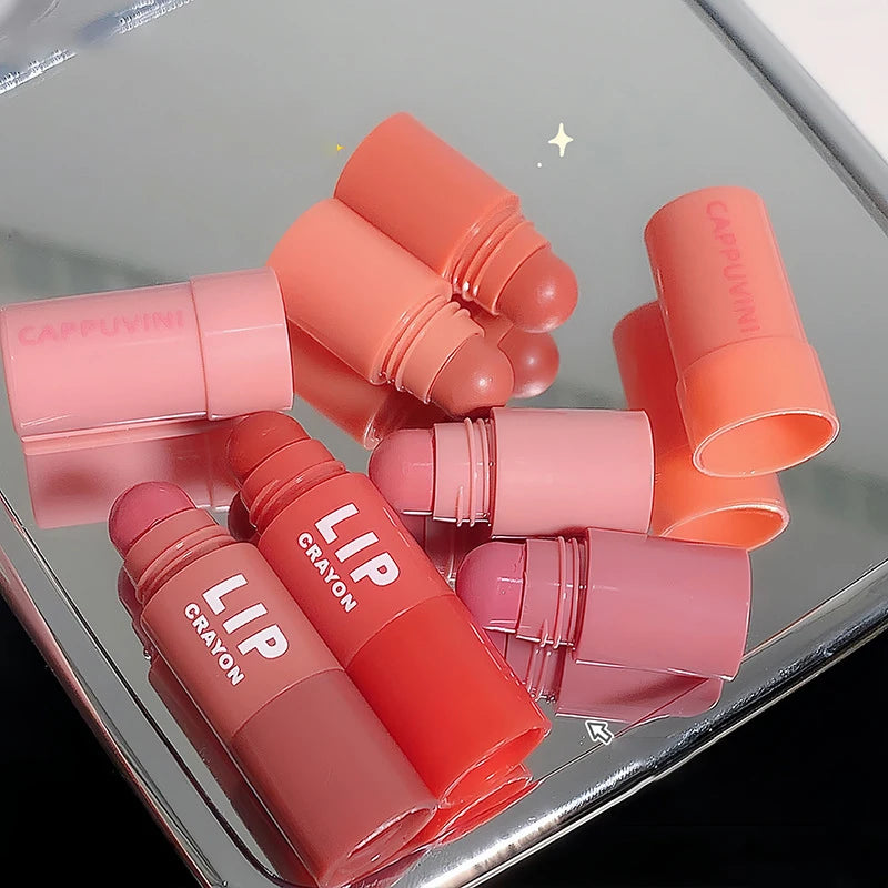 Mini Matte Lipstick Set – 4-Color Velvet Red Combo, Non-Stick Lip Gloss Kit