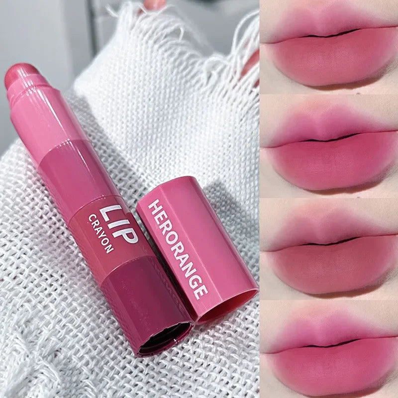 Mini Matte Lipstick Set – 4-Color Velvet Red Combo, Non-Stick Lip Gloss Kit
