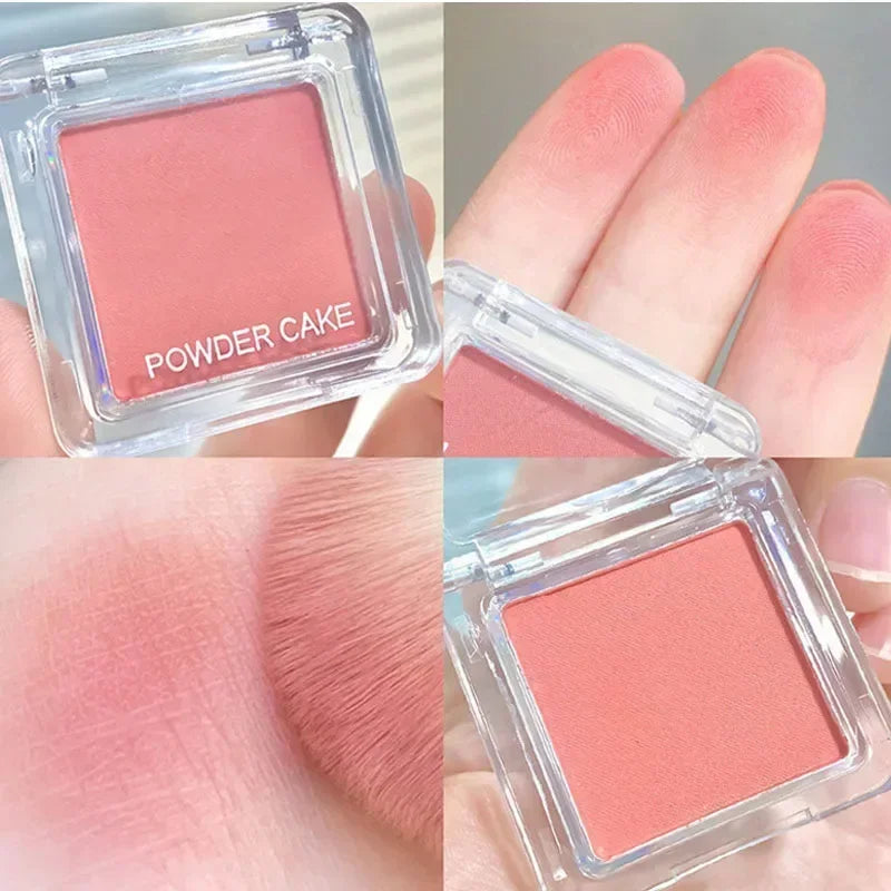 Matte Face Blusher – Natural Cheek Tint, Waterproof Contouring Powder for Women