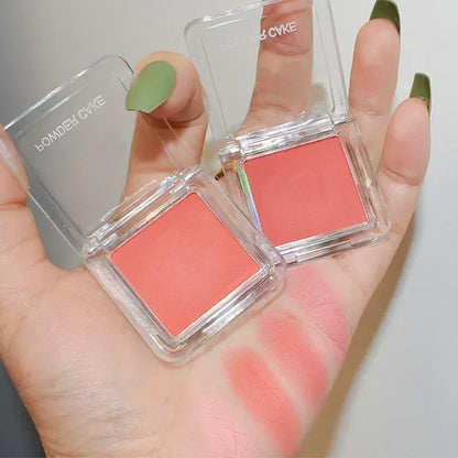 Matte Face Blusher – Natural Cheek Tint, Waterproof Contouring Powder for Women