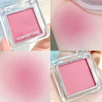 Matte Face Blusher – Natural Cheek Tint, Waterproof Contouring Powder for Women