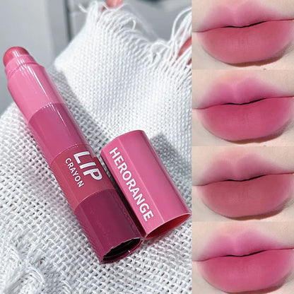 Mini Matte Lipstick Set – 4-Color Velvet Red Combo, Non-Stick Lip Gloss Kit